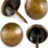 decotacks 500pcs Antique Brass Tacks French Natural 7/16" Head-1