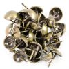decotacks 500pcs Antique Brass Tacks French Natural 7/16" Head-0