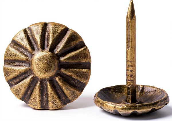 7/16 Inch Brass Upholstery Tacks Anterrific Duty-0