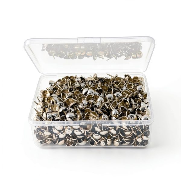 decotacks Silver Finish Upholstery Nails/Tacks 7/16in 500 pcs Silver-1