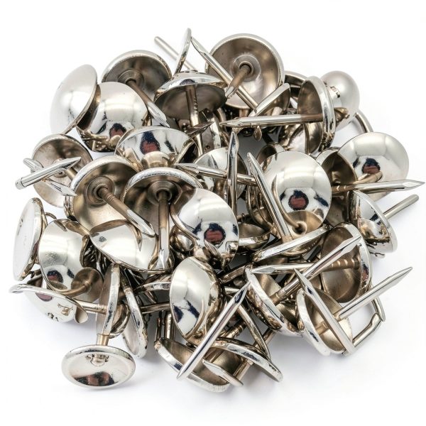 decotacks Silver Finish Upholstery Nails/Tacks 7/16in 500 pcs Silver-0