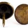 decotacks 500pcs Antique Brass Tacks French Natural 7/16" Head-4