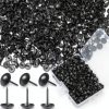 Outus 200 Black Upholstery Tacks 7/16 Inch with Storage Box-0