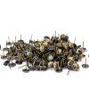 Antique Upholstery Tacks GAQWOK Brass Decorative Nails 200 Piece Set-3