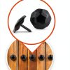 10 Pack Small Round Head Iron Clavos Decorative Nails Black 1 Inch-1