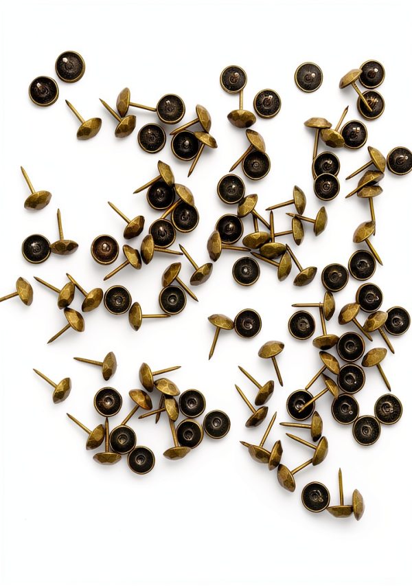 Upholstery Tacks BUXIMN Decorative Nails 100pcs Retro Bronze 11x17mm-2