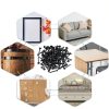 Upholstery Nails 100pcs Black Round Head Thumb Tacks by Hariendny-6